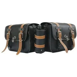 Satteltaschen für Victory Octane / Vision Tour Craftride US8 schwarz