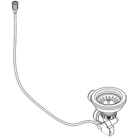 Grohe Stopfen, edelstahl