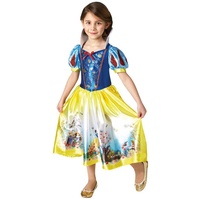 Rubie ́s Kostüm Disney Prinzessin Schneewittchen Dream Kinderkostü, Traumhaftes Prinzessinnenkleid mit Szenen aus dem Disney-Spielfilm gelb 128