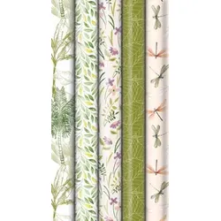 ZÖWIE Geschenkpapier Recycling 2mx70cm sort. 3353 525269 Dream Green