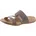 Pantolette GABOR Damen Gr 36 3 5 grau taupe Textil unifarben Schuhe Pantolette Keilabsatz Sommerschuh Schlappen mit atmungsaktivem Lederfutter Topseller