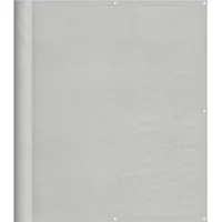 vidaXL Balkonverkleidung 120 x 400 cm Hellgrau Polyester
