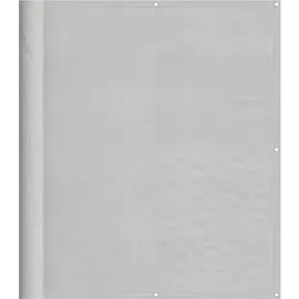 vidaXL Balkonverkleidung 120 x 400 cm Hellgrau Polyester