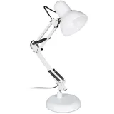 Relaxdays Retro Schreibtischlampe Weiß