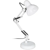 Relaxdays Retro Schreibtischlampe Weiß