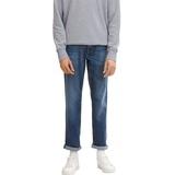 TOM TAILOR 5-Pocket-Jeans Marvin Straight Jeans - Dunkelblau / 33,33/33