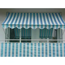 Angerer Klemmmarkise Standard 250 cm blau/weiß
