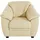 sit&more Sessel Savona Kunstleder 103 x 90 x 90 cm Beige