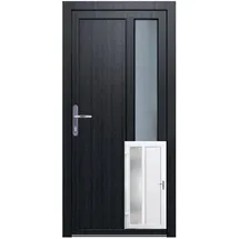 PANTO K 511 links 88 x 198 cm anthrazit/weiß