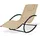 DEMA Swing Schaukelliege 150 x 65 x 90 cm Schwarz