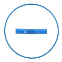 Hoopomania Hula-Hoop-Reifen Hula Hoop Rohling, HDPE-16mm, BLAU, Durchmesser 70cm blau Ø 70 cm