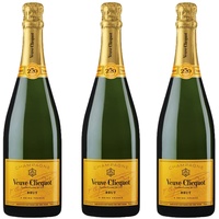 Champagner Veuve Clicquot Yellow Label brut (3 x 0,75l)