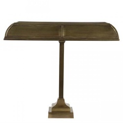 Luxus Messing Schreibtischleuchte Bankerlampe New York Style - Hochwertige Qualität Schreibtisch Lampe Leuchte