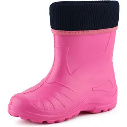 Kinder Gummistiefel Gefüttert KL058 - Rosa - 29