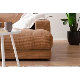 KAWOLA Big Sofa Madeline Cord rost