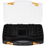 VOLTCRAFT Batteriebox 180x Micro (AAA), Mignon (AA), Baby (C), Mono (D), 9V Block 35 x 9 x 23,5 mm