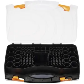 VOLTCRAFT Batteriebox 180x Micro (AAA), Mignon (AA), Baby (C), Mono (D), 9V Block 35 x 9 x 23,5 mm