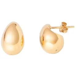 fejn Ohrringe Big Drop nachhaltiger Echtschmuck, recycelt Gold Damen 