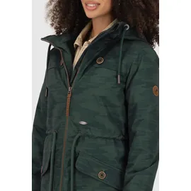 Alife & Kickin Winterjacke ALIFE & KICKIN "Damen CharlotteAK B Winterjacke, gefütterte Jacke", Damen, Gr. M, grün (grün gable), 100% Polyester, Jacken Winterjacke