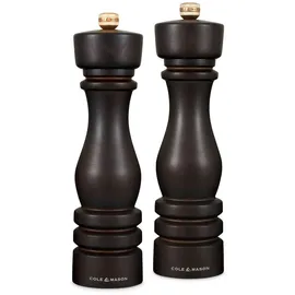 Cole & Mason London Pfeffermühle 22 cm Buche dunkel unbefüllt