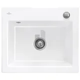 Villeroy & Boch Subway 60 S flat snow white + Excenterbetätigung