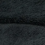 buttinette Wellness-Fleece schlicht Schwarz 1 m x 1,5 m