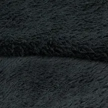 buttinette Wellness-Fleece schlicht Schwarz 1 m x 1,5 m