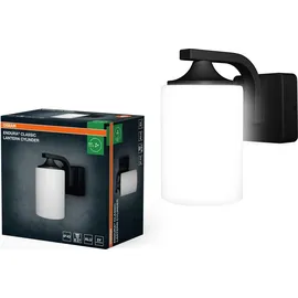 osram homelighting Außenwandleuchte E27 schwarz 21,2 cm IP43