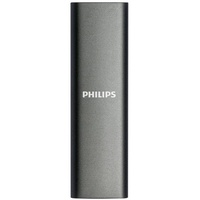 Philips FM25SS030P/00 externe SSD (250GB) extern" 540 MB/S Lesegeschwindigkeit, 520 MB/S Schreibgeschwindigkeit, Space Gray, Ultra Speed USB-C 3.2