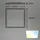 Briloner LED Panel 1-flg. quadratisch 42 x 42 x 3 cm weiß