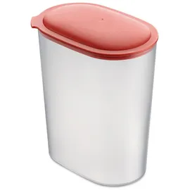 Koziol Connect Oval Storage Vorratsdose rosa 2,5 l