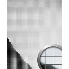 WallFace Wandpaneel Wallface 27378 Silber 1 St. 98 x 98 cm