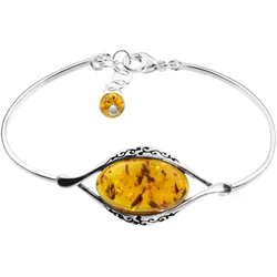 Armreif OSTSEE-SCHMUCK "Ostsee-Schmuck Armreif Annika Armreif Annika", silber (silberfarben), Armbänder, Damen, 19cm, Silber 925 (Sterlingsilber)