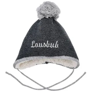 BONDI Trachtenhut BONDI Baby Kleinkinder Strickmütze 'Lausbub' 91584 grau 45