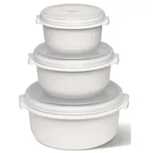 Emsa Micro Family Mikrowellentopf-Set, 3-tlg. weiß