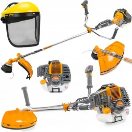 Powermat Benzin-Motorsense 52ccm 6 PS Trimmer Set Zubehör