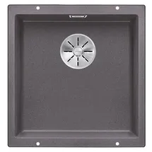 Blanco Subline 400-U felsgrau + Handbetätigung + InFino