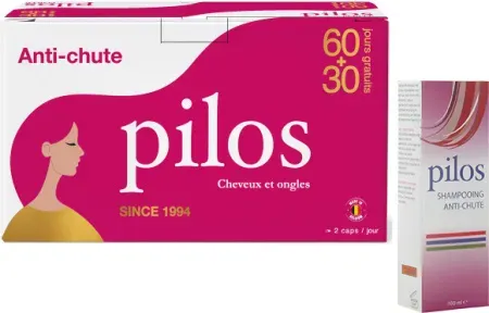 Pilos Forte Haare Und Nägel 60 + 30 Kapseln + Gratis Shampoo 100ml