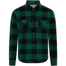 Rokker Denver 2, Hemd - Grün/Schwarz - 3XL