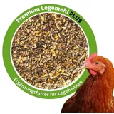 25 kg Premium Hühnerfutter und Kükenfutter, Legemehl Plus mit Oregano - Geflügelfutter für Hühner, Gänse, Enten