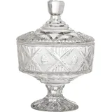 Ninya Küchenbehälter 18 cm aus Glas mit Fuß
