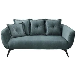 2,5-Sitzer-Sofa Baggio Blau Velours