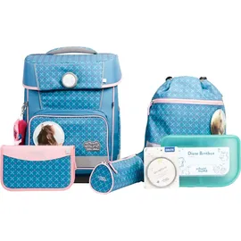 School-Mood Champion Pro 7-tlg. blau mit Pferd