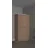 Barcelona Eckschrank 78 x 193 x 78 cm braun