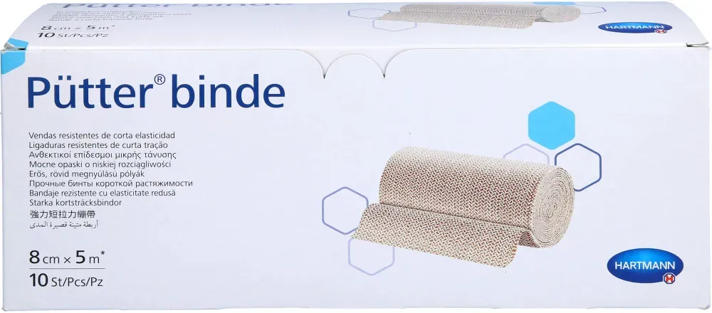 Pütter Binde 8 cmx5 m 10 St