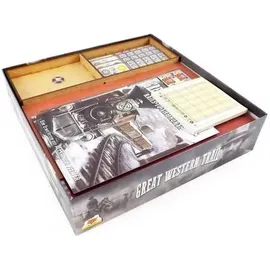 VARIA Group WEST Brettspiel Organizer für Great ern Trail und Erweiterung Rails to the North