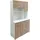 Hti-Living Küchenbuffet 1-St. 1 Küchenschrank 0 x 0 x 0 Braun/Weiß