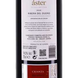 La Rioja Alta Áster Crianza Tempranillo Ribera del Duero DO 2015