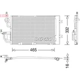 Denso Kondensator, Klimaanlage DCN20037
