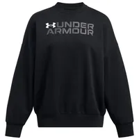 Under Armour Rival Fleece WordmarkOS Crew black white XXL